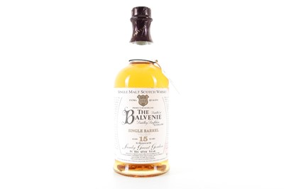 Lot 153 - BALVENIE 15 YEAR OLD SINGLE BARREL FOR SANDY GRANT GORDON