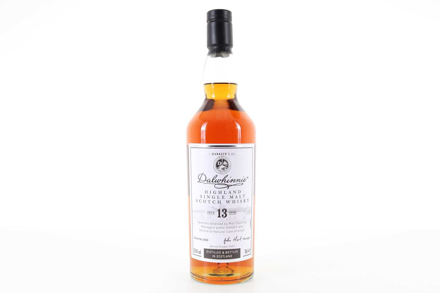 Lot 115 - DALWHINNIE 13 YEAR OLD MANAGER'S DRAM 2023