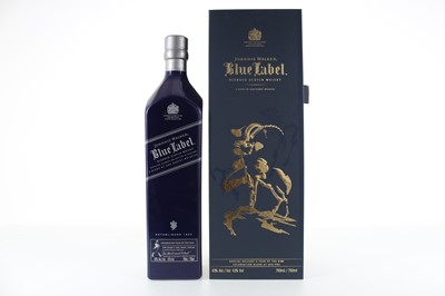 Lot 134 - JOHNNIE WALKER BLUE LABEL 'YEAR OF THE RAM' SPECIAL RELEASE 75CL