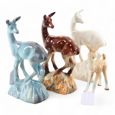 Lot 1517 - BESWICK, FOUR DEER FIGURES