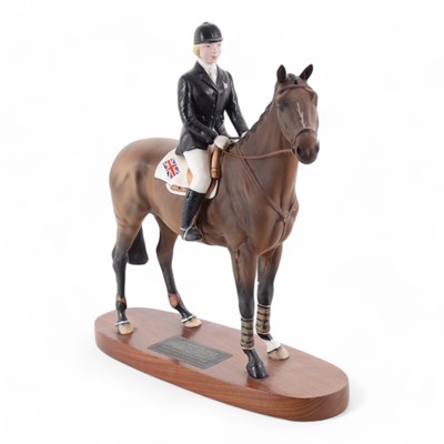 Lot 1521 - BESWICK, HORSE AND RIDER FIGURE