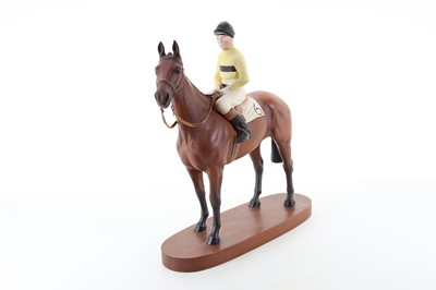 Lot 1524 - BESWICK, HORSE AND RIDER FIGURE