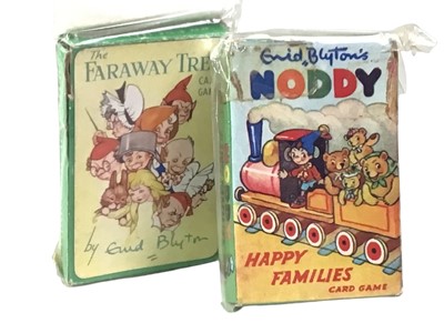 Lot 61 - FIVE SETS OF NODDY AND ENID BLYTON RELATED PLAYING CARDS