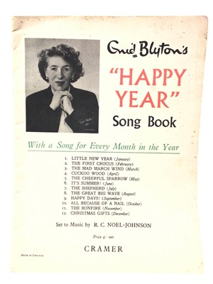 Lot 95 - ENID BLYTON HAPPY YEAR SONG BOOK