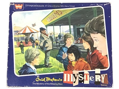 Lot 114 - THREE ENID BLYTON MYSTERY JIGSAW PUZZLES