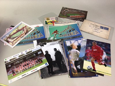 Lot 214 - COLLECTION OF FOOTBALL MEMORABILIA