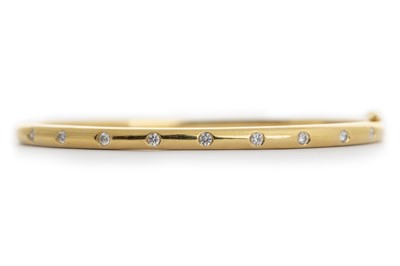 Lot 449 - DIAMOND BANGLE