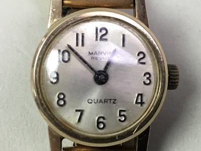 Lot 306 - VINTAGE MARVIN LADIES WRIST WATCH