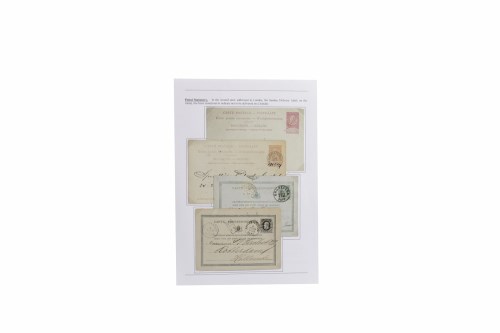 Lot 902 - STAMP DISPLAY TITLED 'AIN'T JUST STAMPS'...