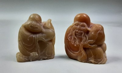 Lot 240 - COLLECTION OF CHINESE CARVED SEALS AND HARDSTONES