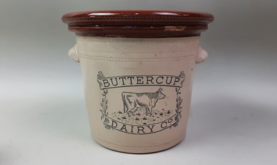 Lot 244 - BUTTERCUP DAIRY STONEWARE POT