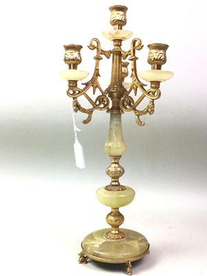 Lot 256 - ONYX TABLE SET