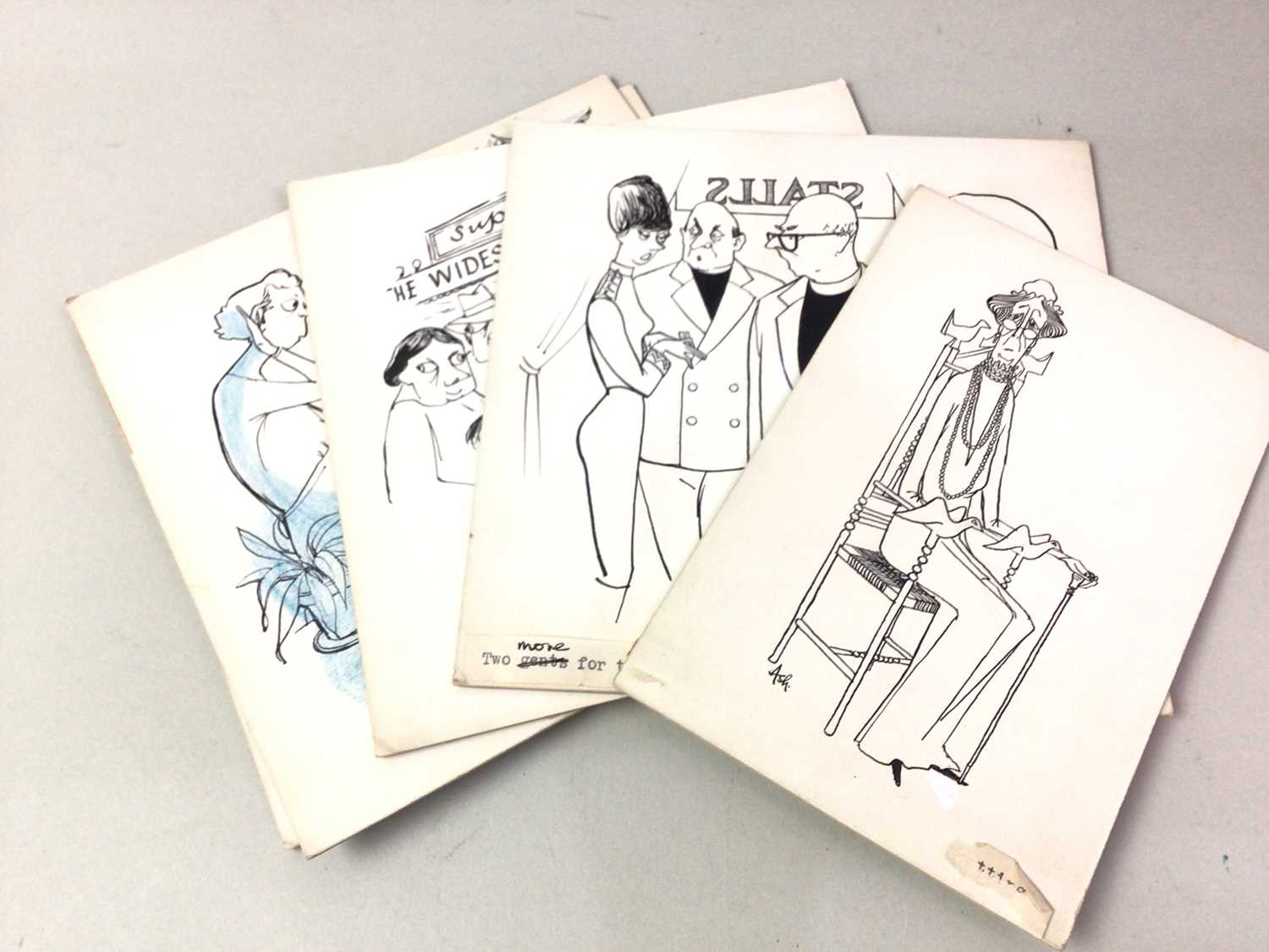 Lot 290 - GROUP OF HUMOROUS PRINTS, ASHTON CANNELL