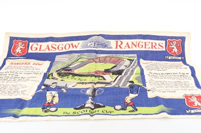 Lot 1761 - RANGERS F.C., SCOTTISH CUP WINNERS TEA TOWEL