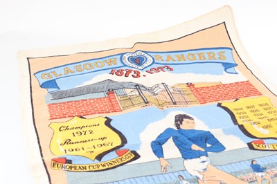 Lot 1762 - RANGERS F.C., CENTENARY TEA TOWEL