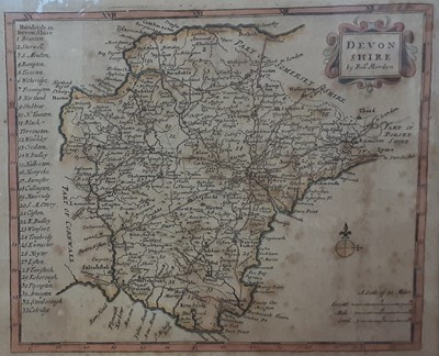 Lot 191 - MAP OF DEVONSHIRE