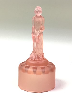 Lot 189 - COLLECTION OF CZECHOSLOVAKIAN ART DECO FIGURAL GLASS