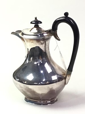 Lot 182 - SILVER PLATED WATER JUG
