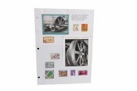 Lot 918 - STAMP DISPLAY TITLED 'GEARS - THE WHEELS OF...