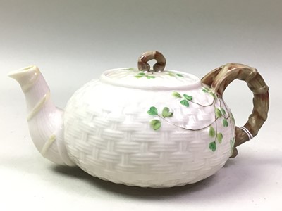 Lot 139 - BELLEEK PART TEA SERVICE