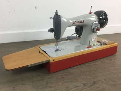 Lot 144 - JONES ELECTRIC SEWING MACHINE
