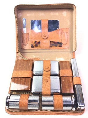 Lot 385 - TWO GENTLEMAN'S GROOMING SETS