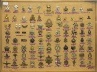 Lot 932 - COLLECTION OF BRITISH CAP BADGES AND SHOULDER...