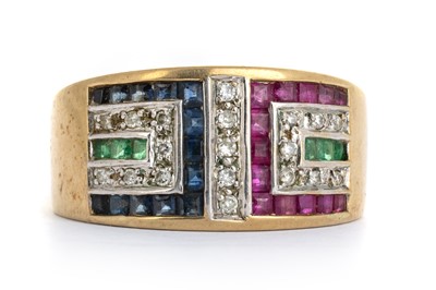 Lot 516 - GEM SET DRESS RING