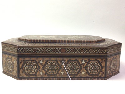 Lot 452 - ANGLO INDIAN CASKET