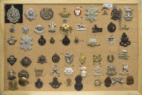 Lot 940 - COLLECTION OF BRITISH MILITARY CAP BADGES AND...