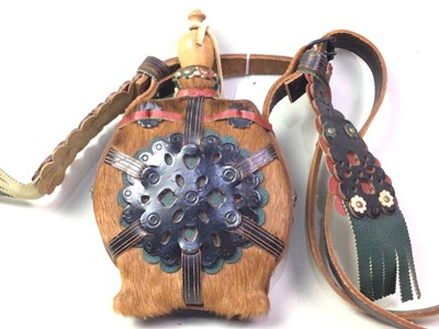 Lot 429 - NATIVE AMERICAN STYLE FLASK CANTEEN