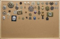 Lot 943 - COLLECTION OF BRITISH MILITARY CAP BADGES,...