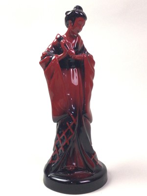 Lot 497 - ROYAL DOULTON FLAMBE FIGURE
