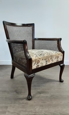 Lot 597 - WALNUT CHAIR