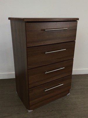 Lot 590 - CONTEMPORARY FOUR DRAWER CHEST