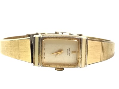 Lot 196 - GOLD PLATED SEIKO LADY'S WRIST WATCH