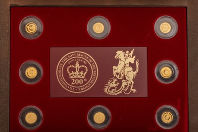 Lot 128 - 200 YEARS OF MONARCHS OF THE BRITISH EMPIRE, GOLD COIN SET