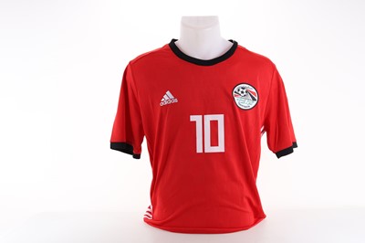 Lot 1807 - MOHAMED SALAH OF EGYPT, SIGNED INTERNATIONAL JERSEY