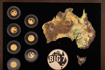 Lot 122 - BIG 7, AUSTRALIA SET OF SEVEN GOLD COINS