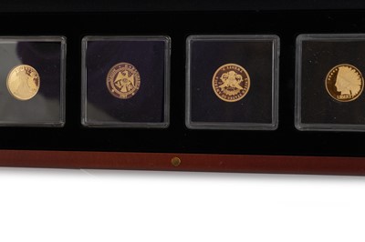 Lot 120 - AMERICAN $50 MILLION GOLD REPLICA COIN SET