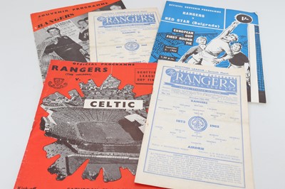 Lot 1818 - RANGERS F.C., COLLECTION OF PROGRAMMES