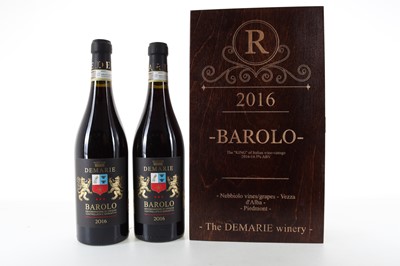 Lot 59 - 2 BOTTLES OF DEMARIE BAROLO 2016