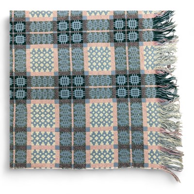 Lot 1618 - FOLK ART, WELSH BLANKET