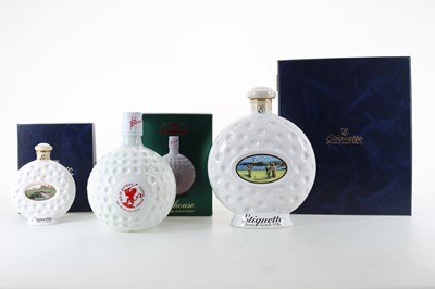 Lot 63 - ETIQUETTE TURNBERRY GOLF BALL DECANTER WITH ST ANDREWS 10CL DECANTER