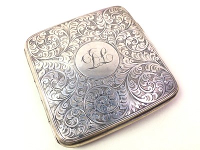 Lot 667 - SILVER CARD CASE