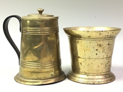 Lot 676 - COPPER MILK CHURN