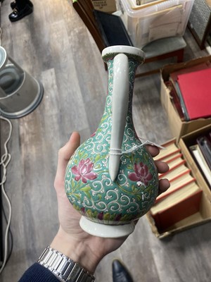 Lot 669 - CHINESE FAMILLE ROSE WINE EWER