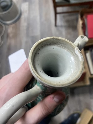 Lot 669 - CHINESE FAMILLE ROSE WINE EWER