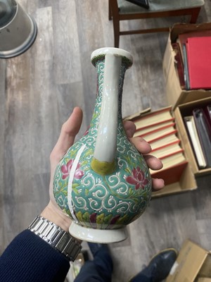 Lot 669 - CHINESE FAMILLE ROSE WINE EWER
