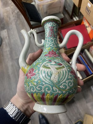 Lot 669 - CHINESE FAMILLE ROSE WINE EWER